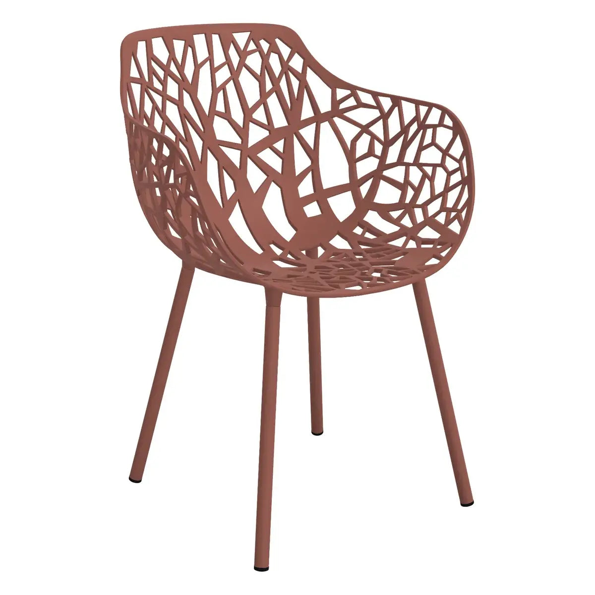 B-Ware Fast Forest Armlehnstuhl Stuhl Gartenstuhl Outdoor Terrakotta Rustikal - 4251384214125