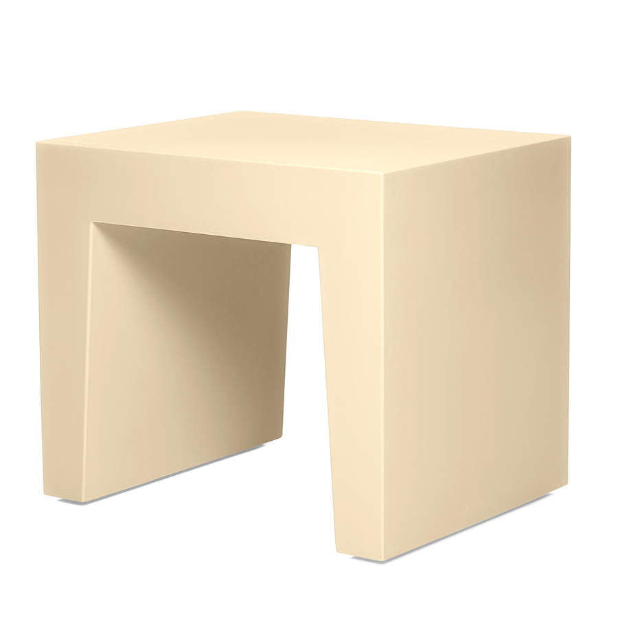 Fatboy Hocker Sitzmöbel Betonoptik Spark Weiß Vielseitig Verwendbar Innen Außen B-Ware - 8719773058119