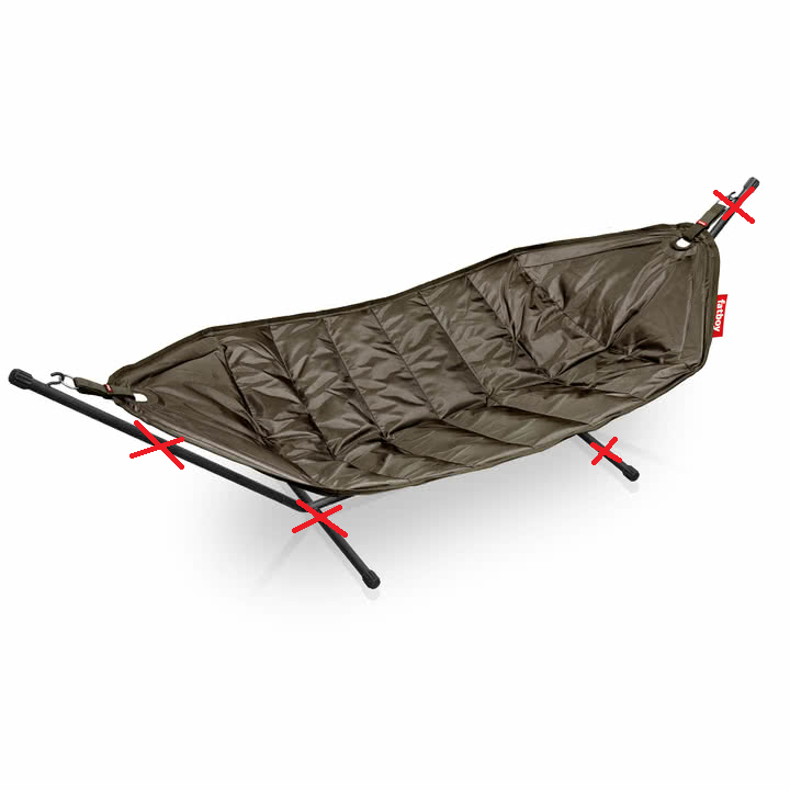 Fatboy Headdemock Hängematte Hängeliege Gartenhängematte Liege Siehe Text/Foto B-Ware - 8717127995189