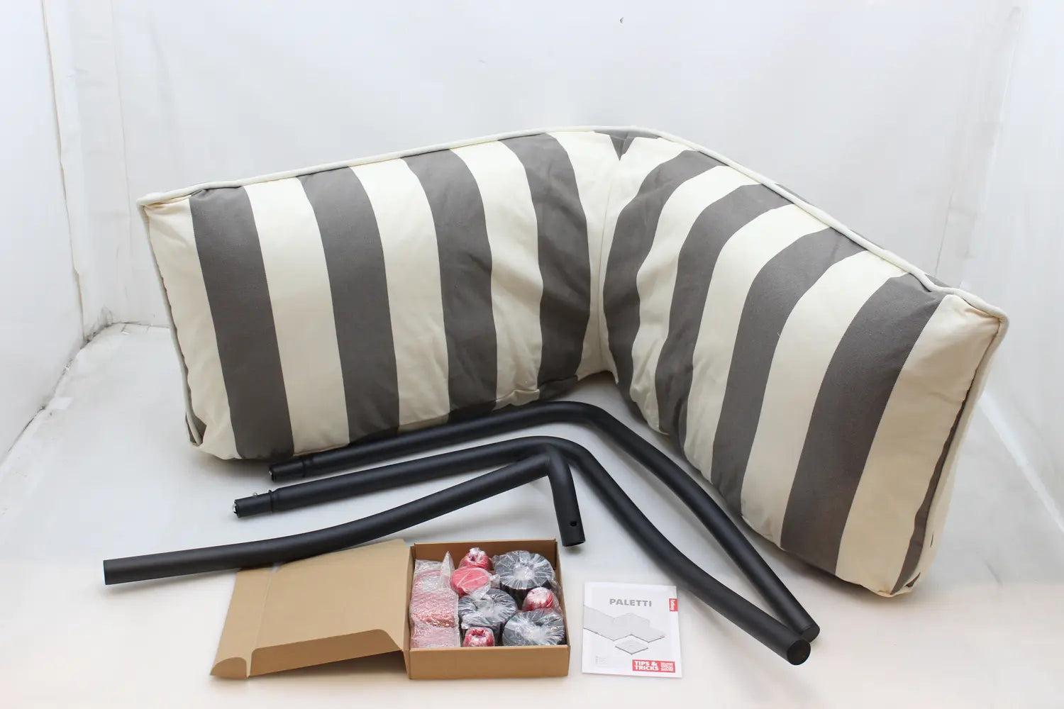 B-Ware Fatboy Paletti Outdoor Sofa Eckmodul Sofa Couch Gartensofa Weiß Kakao Siehe Text - 8719773070524