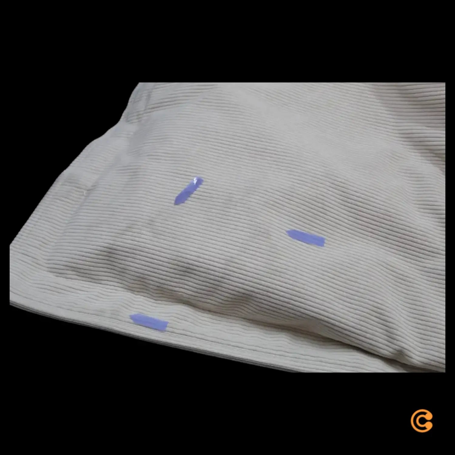 B-Ware Fatboy Sitzsack Beanbag Original Slim Cord Recycelt Cream Siehe Text/Foto - 8719773054852