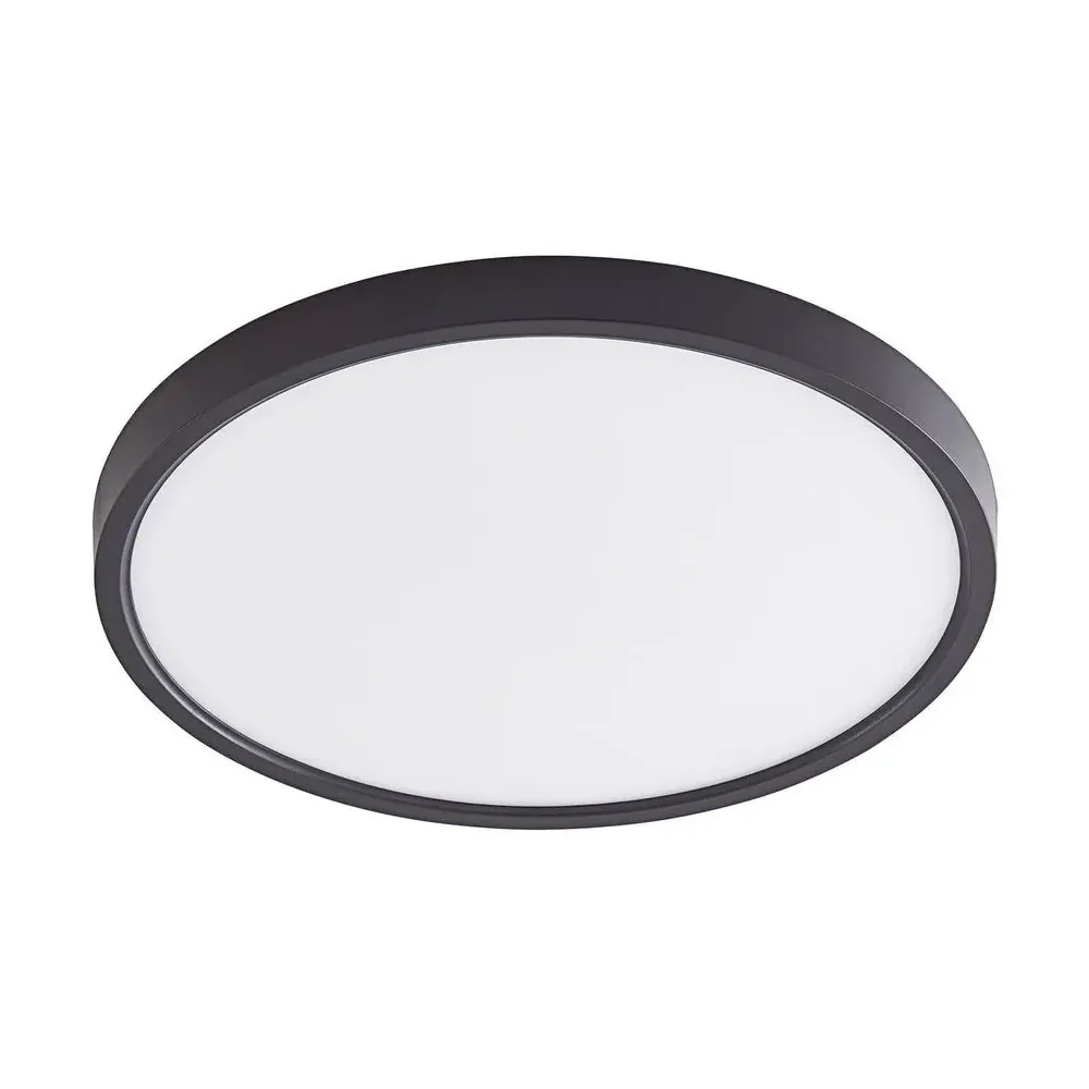 B-Ware Lindby Led Deckenleuchte Pravin ø 50 Cm 3.000 K Schwarz Deckenlampe Lampe Licht