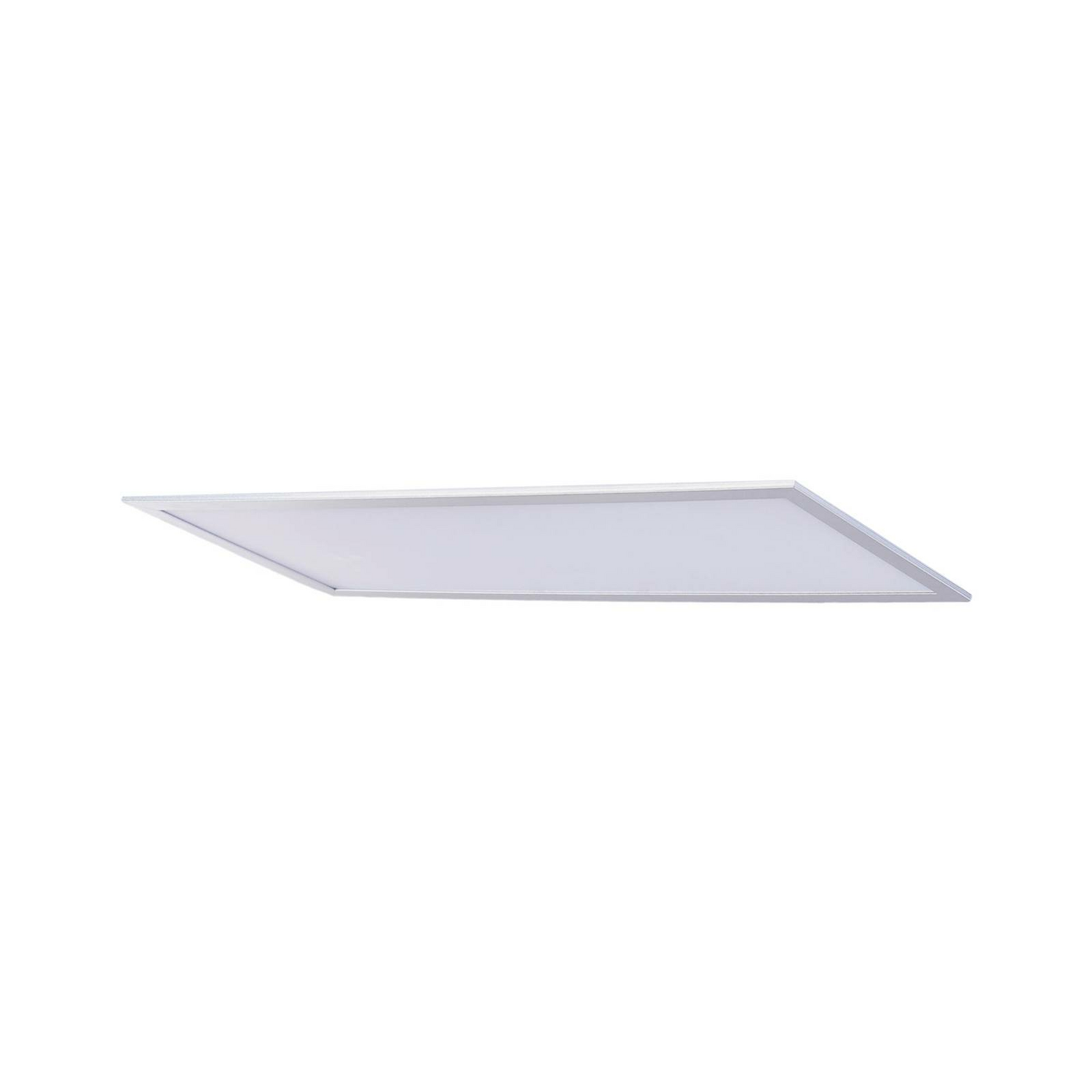 B-Ware Lindby Led Panel Deckenleuchte Lampe Livel Silber Metall 120cm X 30cm