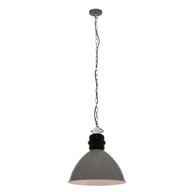 Steinhauer Pendelleuchte Frisk 7696GR Grau Deckenlampe Leuchte Lampe Licht E27