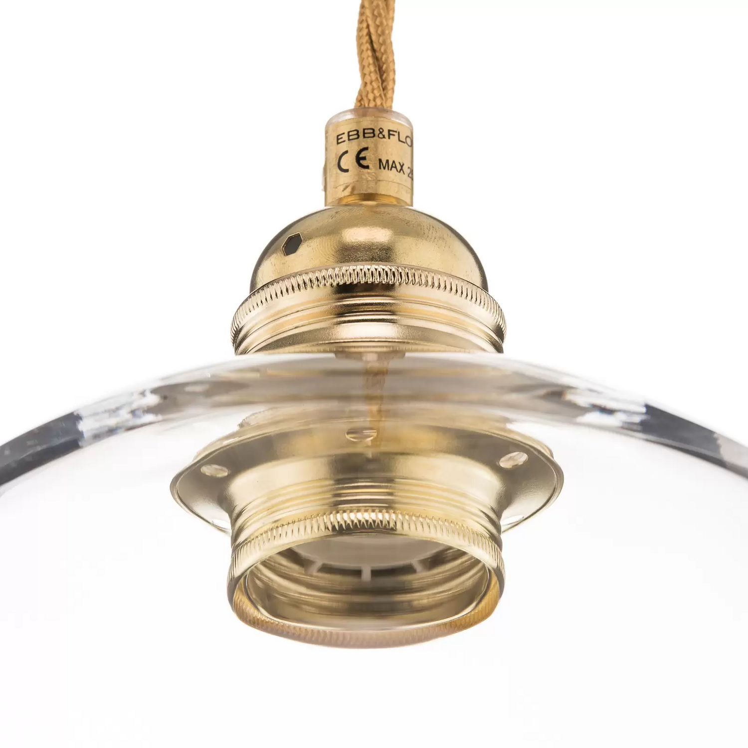 Ebb & Flow Rowan Pendellampe Klarglas Pendelleuchte Lampe Leuchte Leuchtmittel B-Ware - 5711863102965