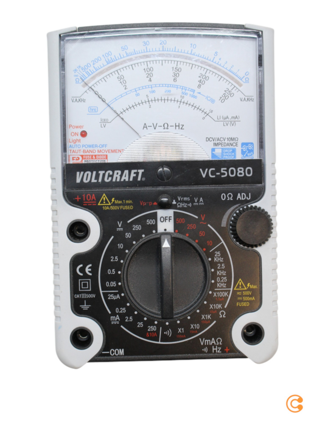 Voltcraft VC-5080 Hand-Multimeter Spannungsmesser analog SIEHE TEXT/FOTO