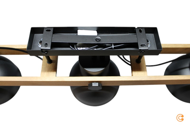 Just Light. Deckenleuchte Cup 2.0 3 Flammig Schwarz Metall Deckenlampe Lampe939 B-Ware - 4043689000707