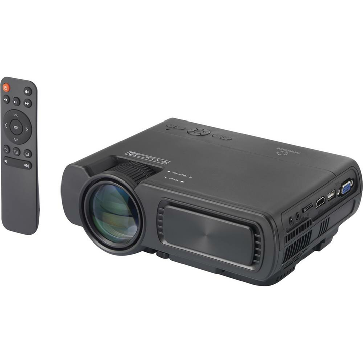 Renkforce Beamer Rf Pj 300 Heimkino Projektor Lcd 3200lm 800x480 2000:1 Schwarz B-Ware