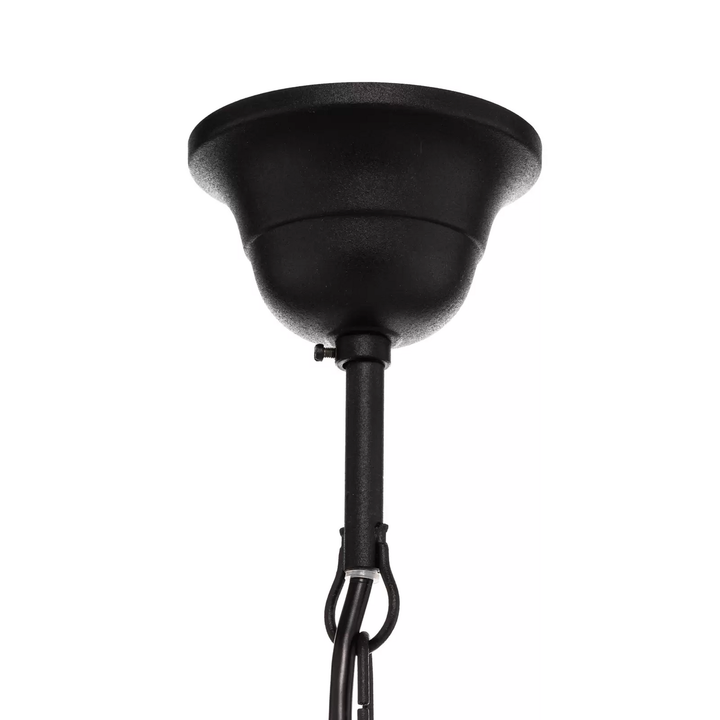 Kronleuchter Candela Schwarz 5 Flammig Lampe Deckenlampe Deckenleuchte Strahler B-Ware