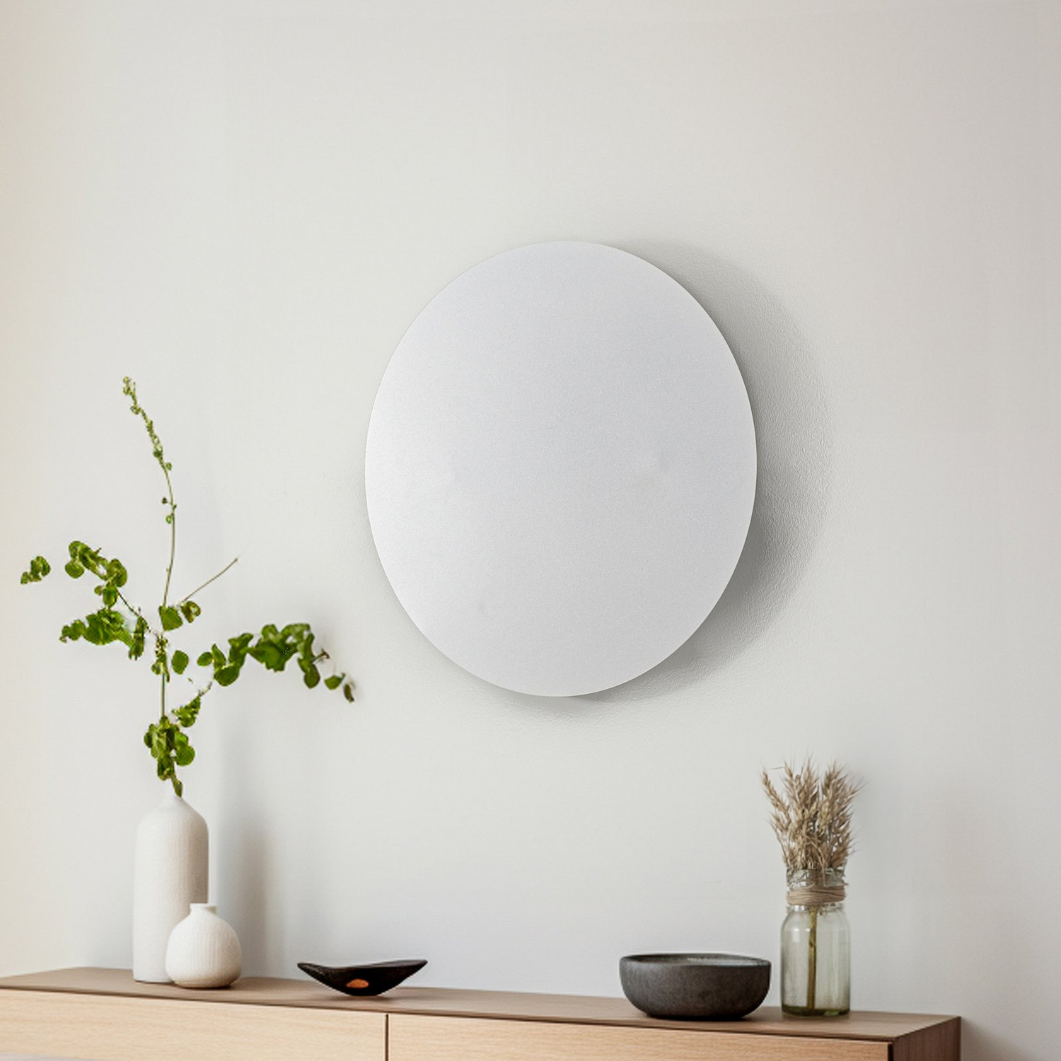 Tk Lighting Wandleuchte Lunia Wandlampe Wandlicht Leuchte Lampe New Weiß ø 40 Cm B-Ware - 5901780560119