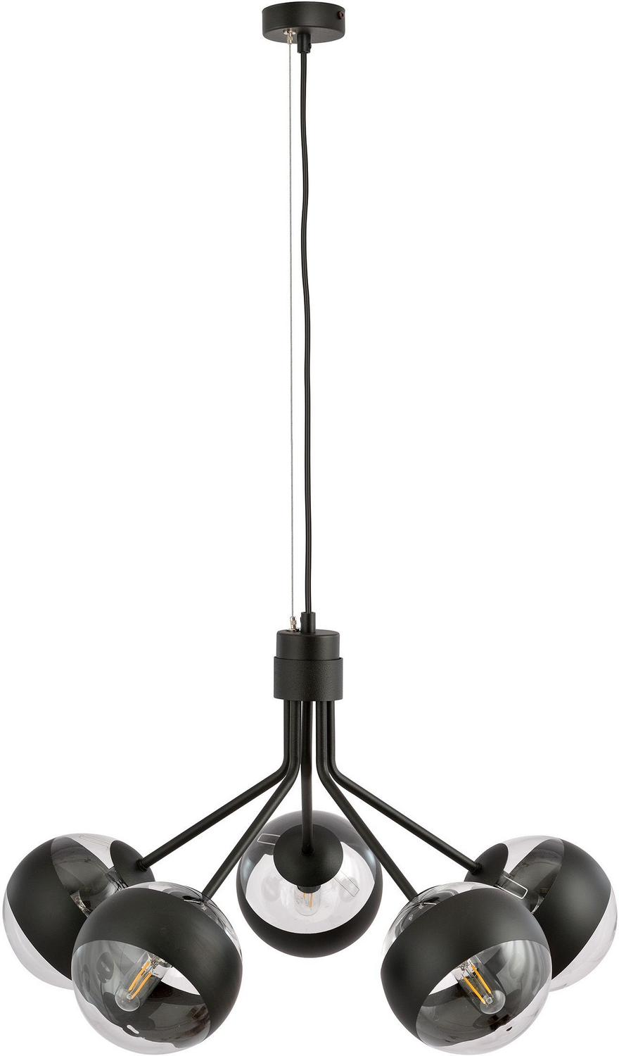 Emibig Nova 1139/5 Pendelleuchte Hängeleuchte Leuchte Lampe Led 5x40 W E14 Ip20 B-Ware - 5901738922310