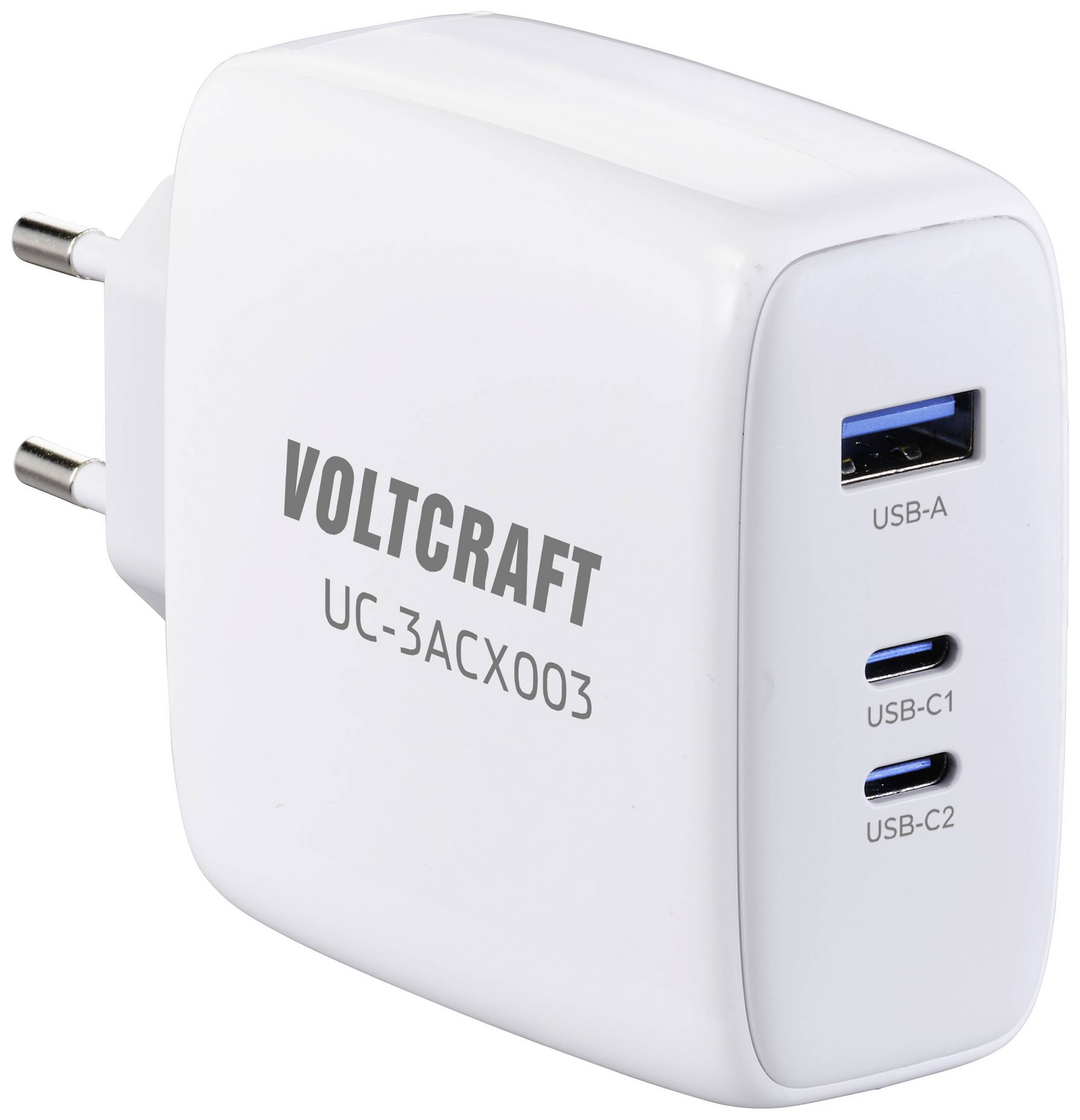 VOLTCRAFT UC-3ACX003 USB-Ladegerät 120 W Innenbereich Ausgangsstrom Ladestation