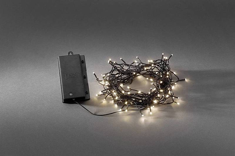 Konstsmide Micro-Lichterkette Lichter Außen batteriebetrieben 480 LED Warmweiß