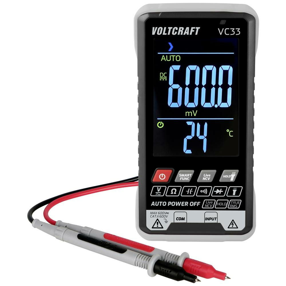 B-Ware Voltcraft Vc33 Hand Multimeter Strommesser Messgerät Digital Anzeige Counts 5340