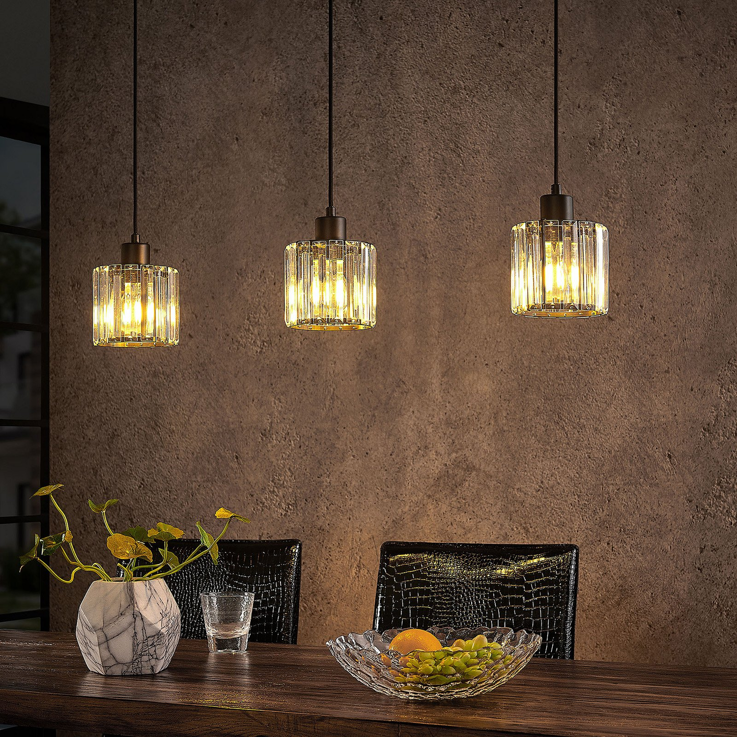 Lindby Vella Hängeleuchte Pendelleuchte Deckenlampe Lampe Leuchte 3 Flammig G599 B-Ware - 4251096581195