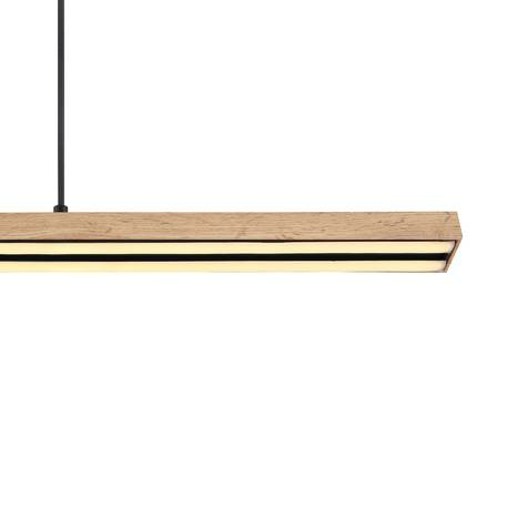 Globo Led Pendelleuchte Doro Hängeleuchte Hängelampe In Holzoptik Breite 7,5614 B-Ware