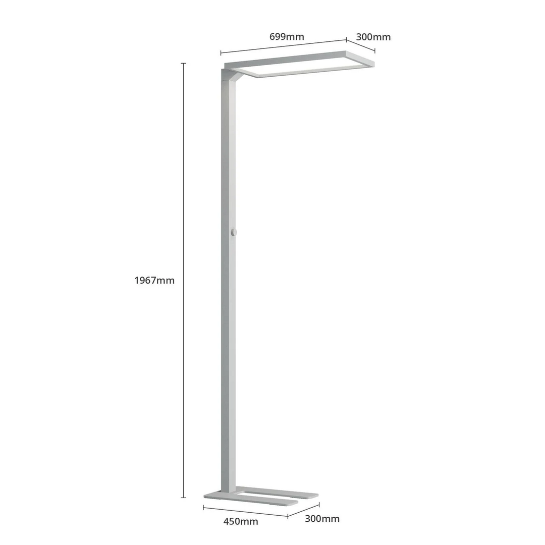 Prios Lexo LED-Office-Stehleuchte Lampe Leuchte Stehlampe Dimmer DEFEKTWARE