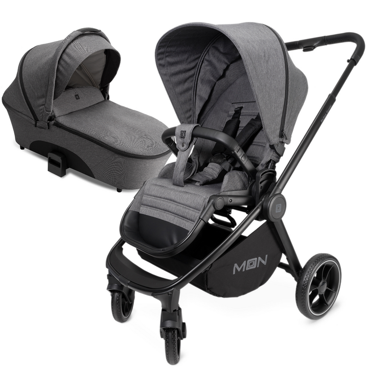 Moon Re Sea City Kombikinderwagen Kinderwagen Buggy Kinderbuggy Stone Fishbone B-Ware