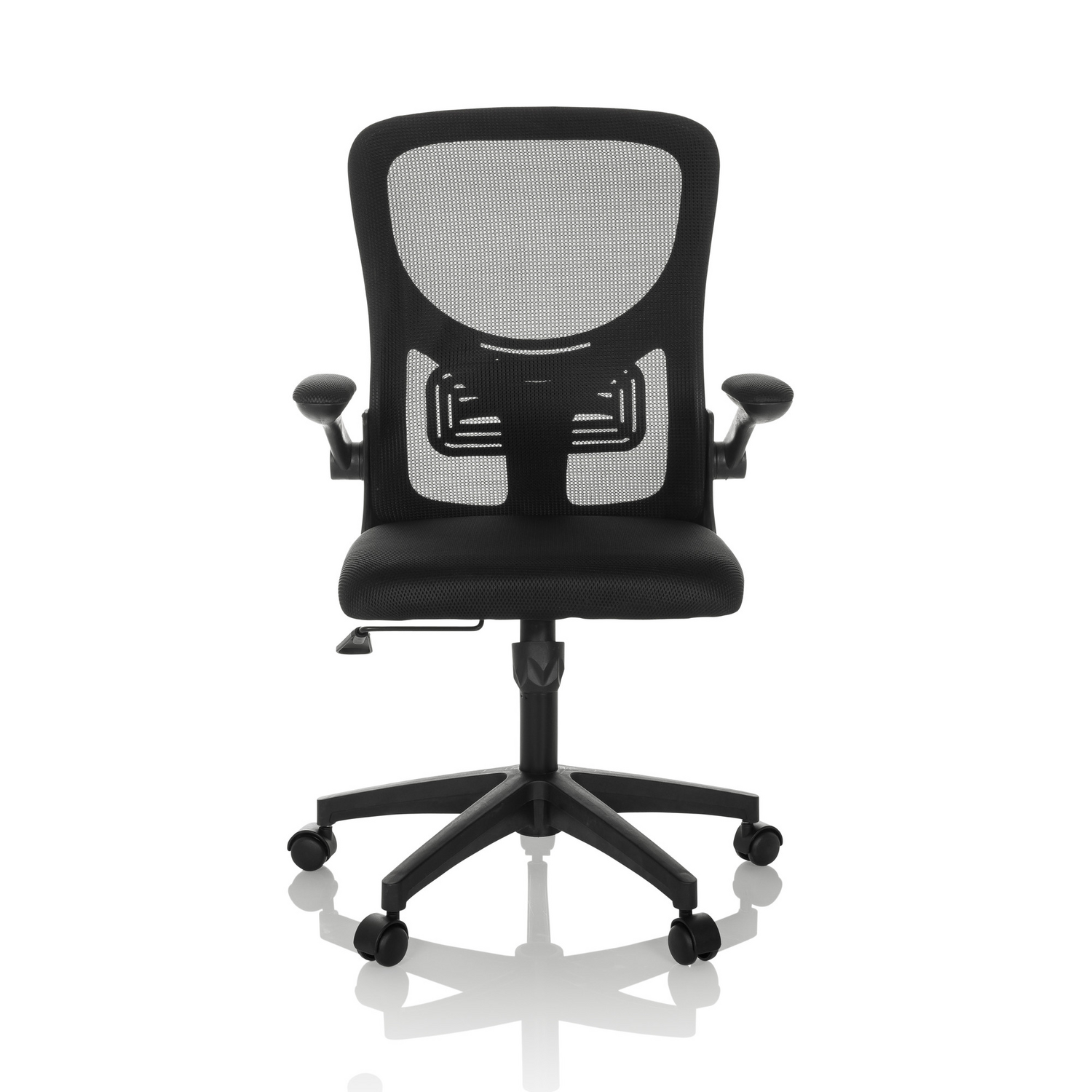 Hjh Office Bürostuhl Drehstuhl Belio Netz Stoff Schwarz Stuhl Möbel Pc Stuhl201 B-Ware