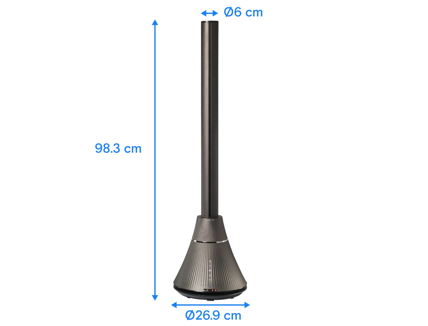B-Ware Sygonix Turmventilator Ventilator Heizlüfter Lüfter Standventilator Standlüfter