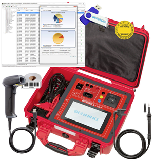 B-Ware Benning St 760+ Set Gerätetester Set Vde Norm Prüfgerät Testgerät Vde Prüfgerät