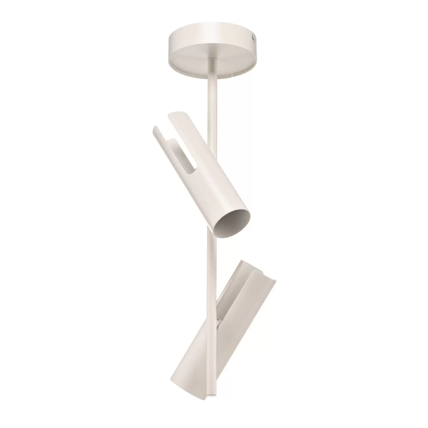 Spot de plafond Leda 2, deux lumières, blanc, lampe de plafond, éclairage, spot, qualité B