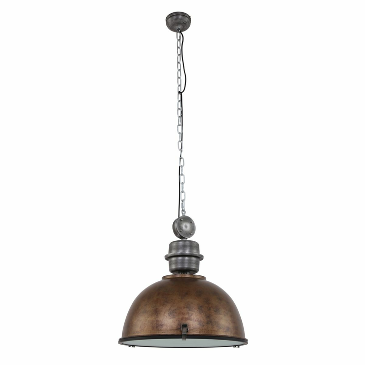 Steinhauer Braune Hängeleuchte Hängeleuchte Lampe Bikkel Xxl Im Industriedesign B-Ware