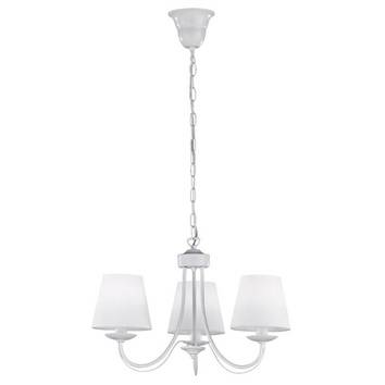 Trio Lighting Kronleuchter Cortez Deckenlampe Deckenleuchte Lampe Weiß 3 Flammig B-Ware