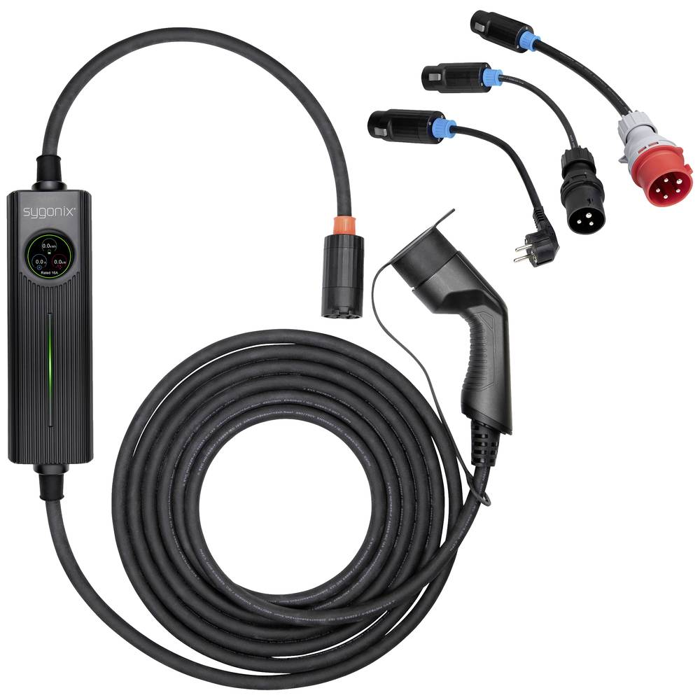 B-Ware Sygonix Mobile Ladestation Typ 2 Mode 2 16 A Anzahl Anschlüsse 1 11 K W