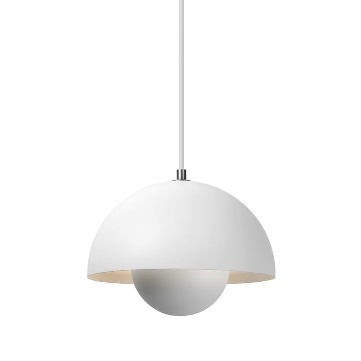 B-Ware &Tradition Flower Pot Pendelleuchte Vp1 Deckenlampe Hängeleuchte Lampe Matt Weiß