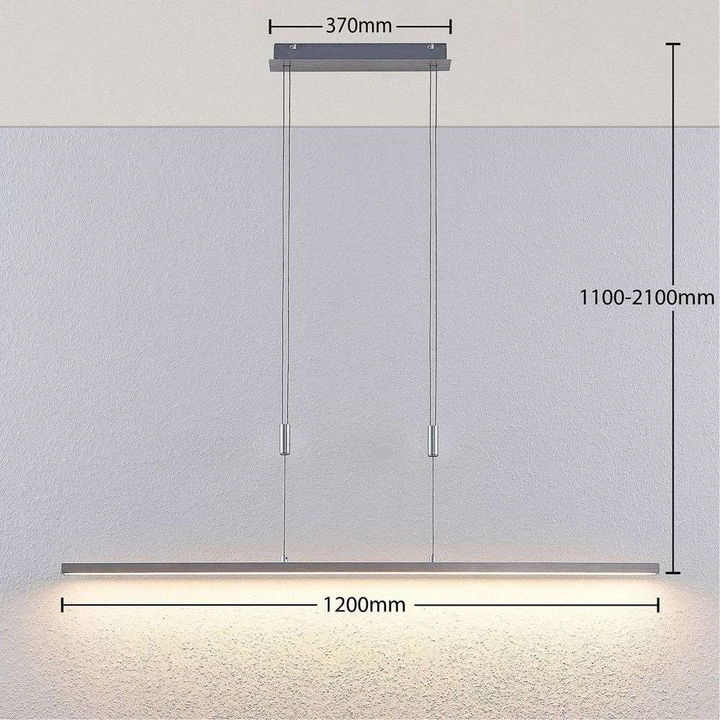 Lucande Myron Led Hängeleuchte Pendelleuchte Deckenlampe Lampe Alu Touchdim35 B-Ware
