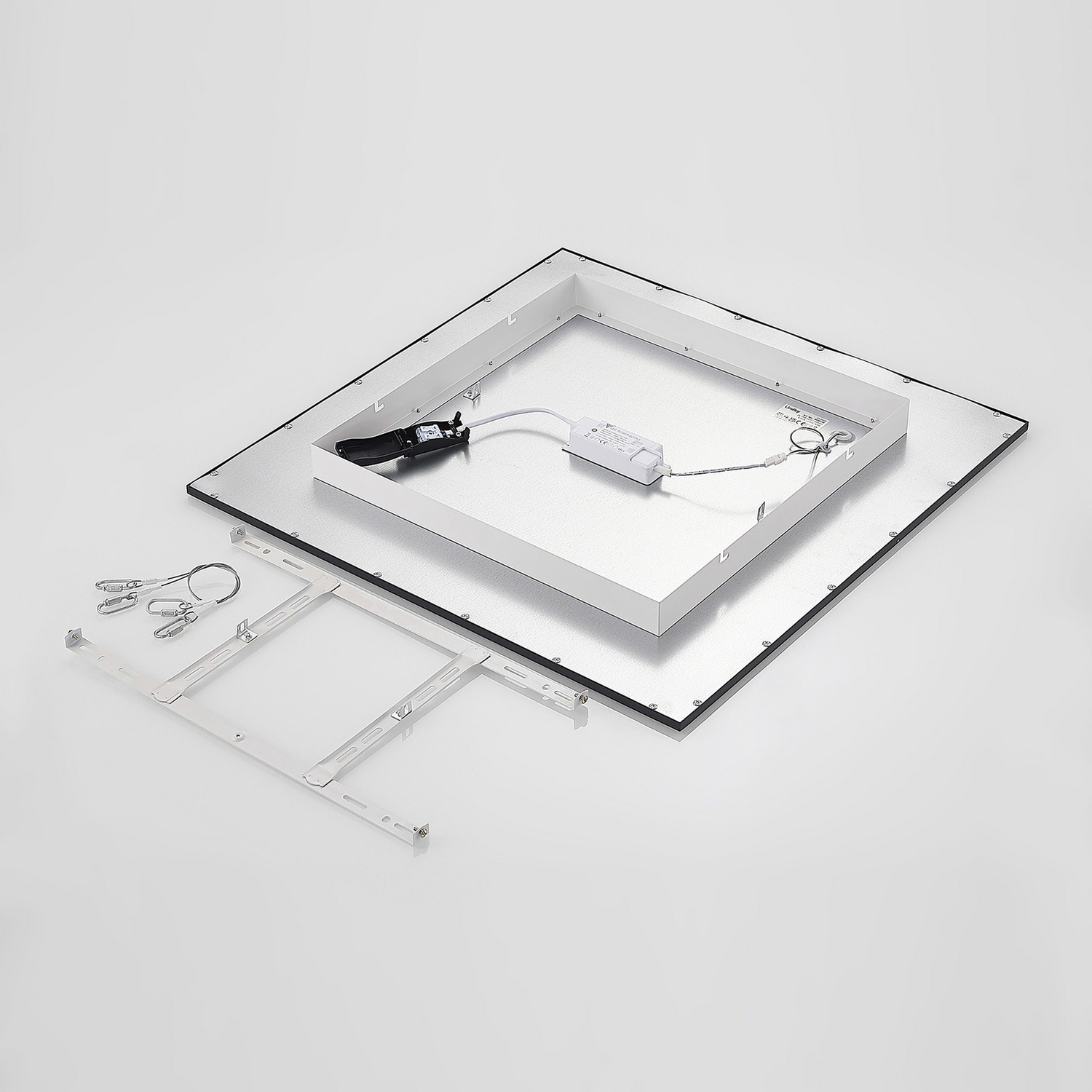 Lindby Nelios Led Deckenlampe Deckenlampe Lampe Leuchte 4000 K 62x62cm534 B-Ware - 4251911738513