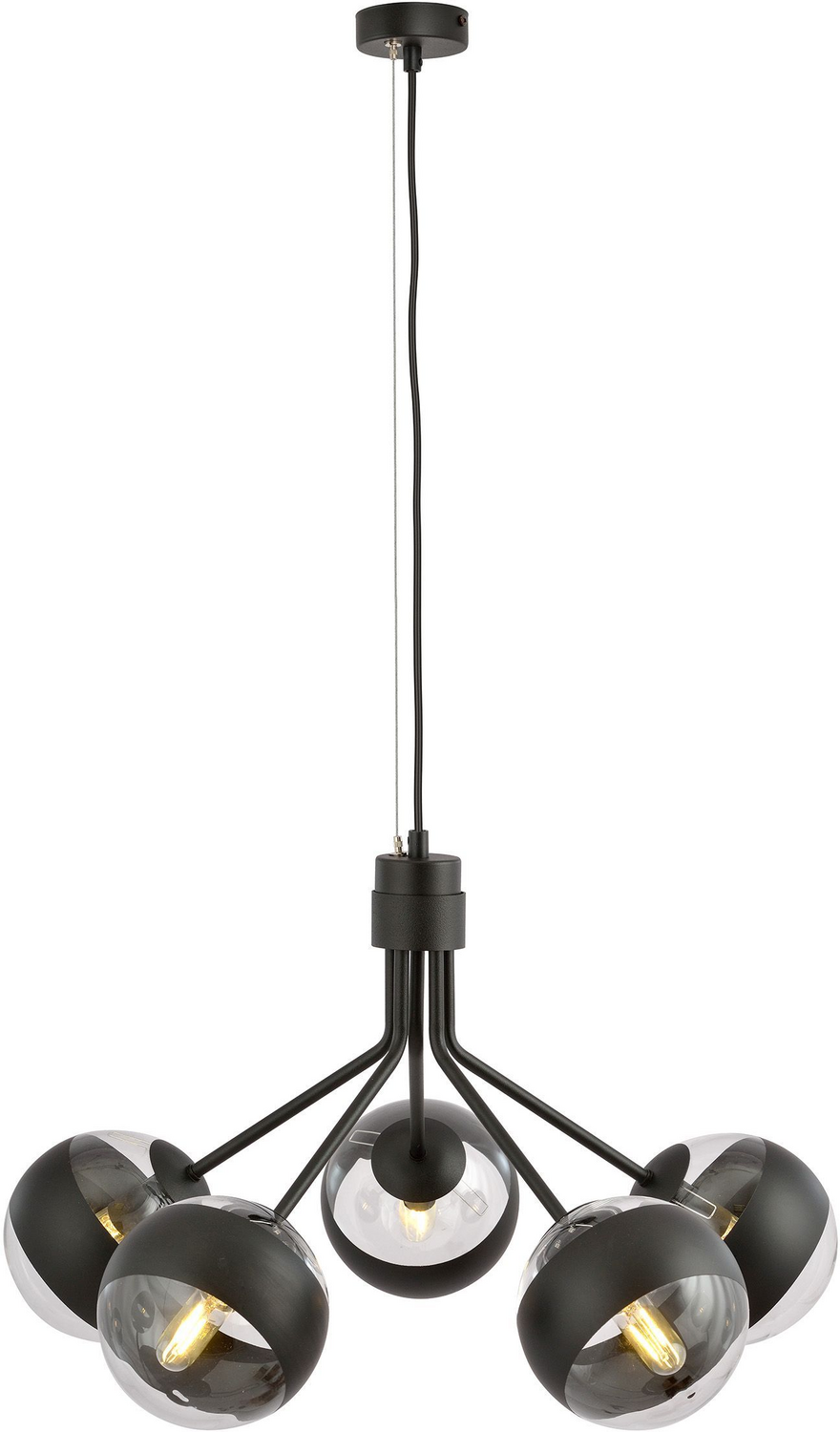 Emibig Nova 1139/5 Pendelleuchte Hängeleuchte Leuchte Lampe Led 5x40 W E14 Ip20 B-Ware - 5901738922310