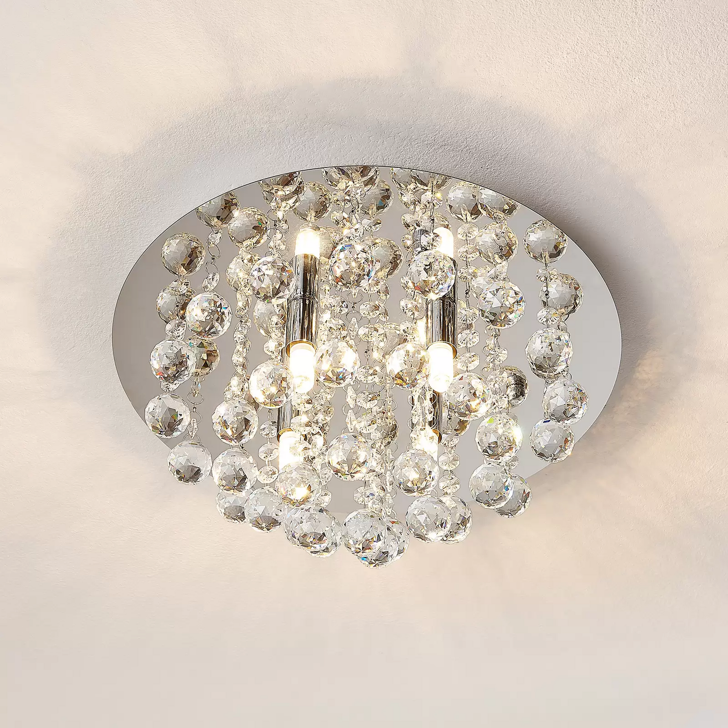 B-Ware Lindby Deckenlampe Leuchte Kronleuchter Hängeleuchte Lampe G9 4x40 W Led Dimm815