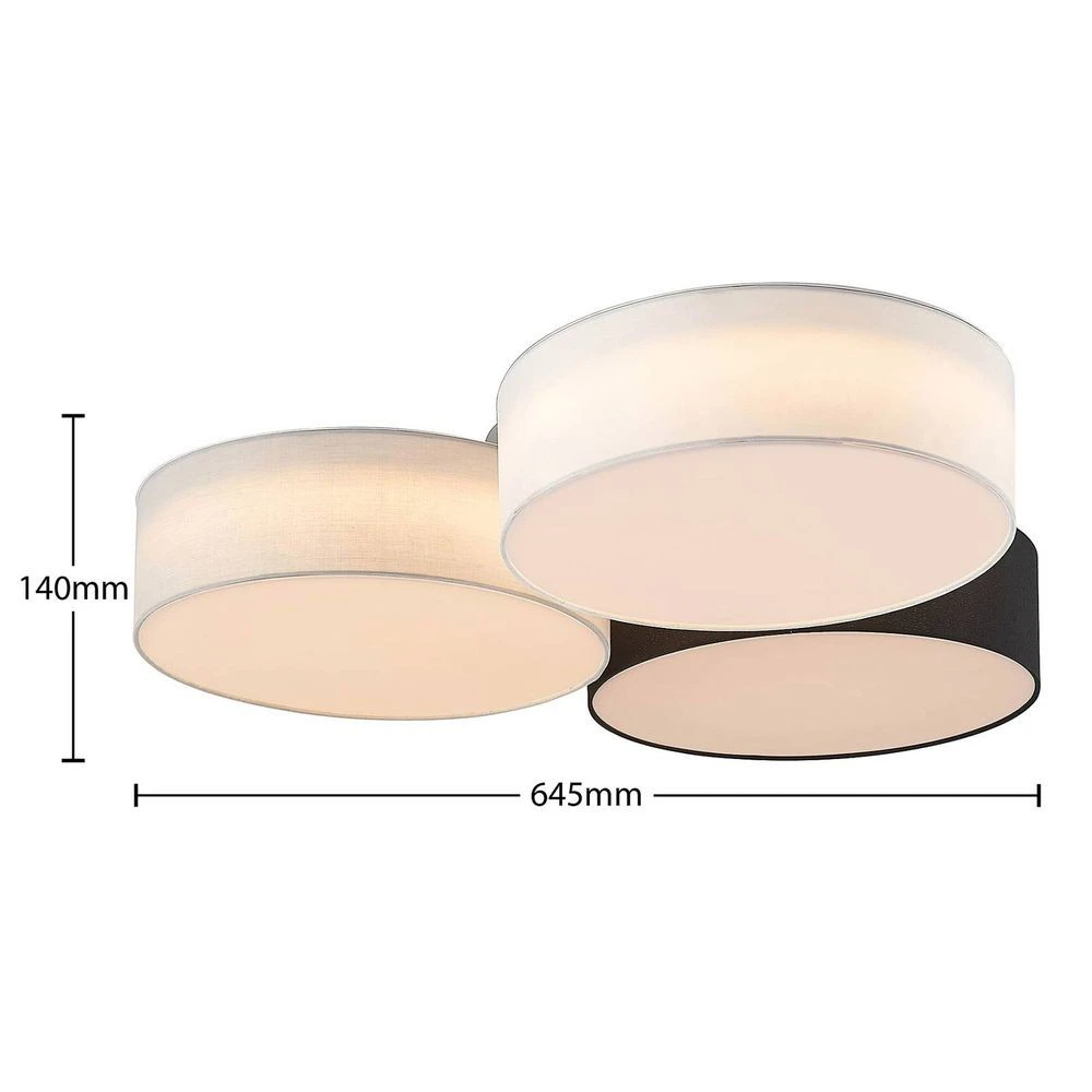 B-Ware Lindby Janita Led Deckenlampe Deckenlampe Deckenlicht Wohnzimmerleuchte 3 Fl.939