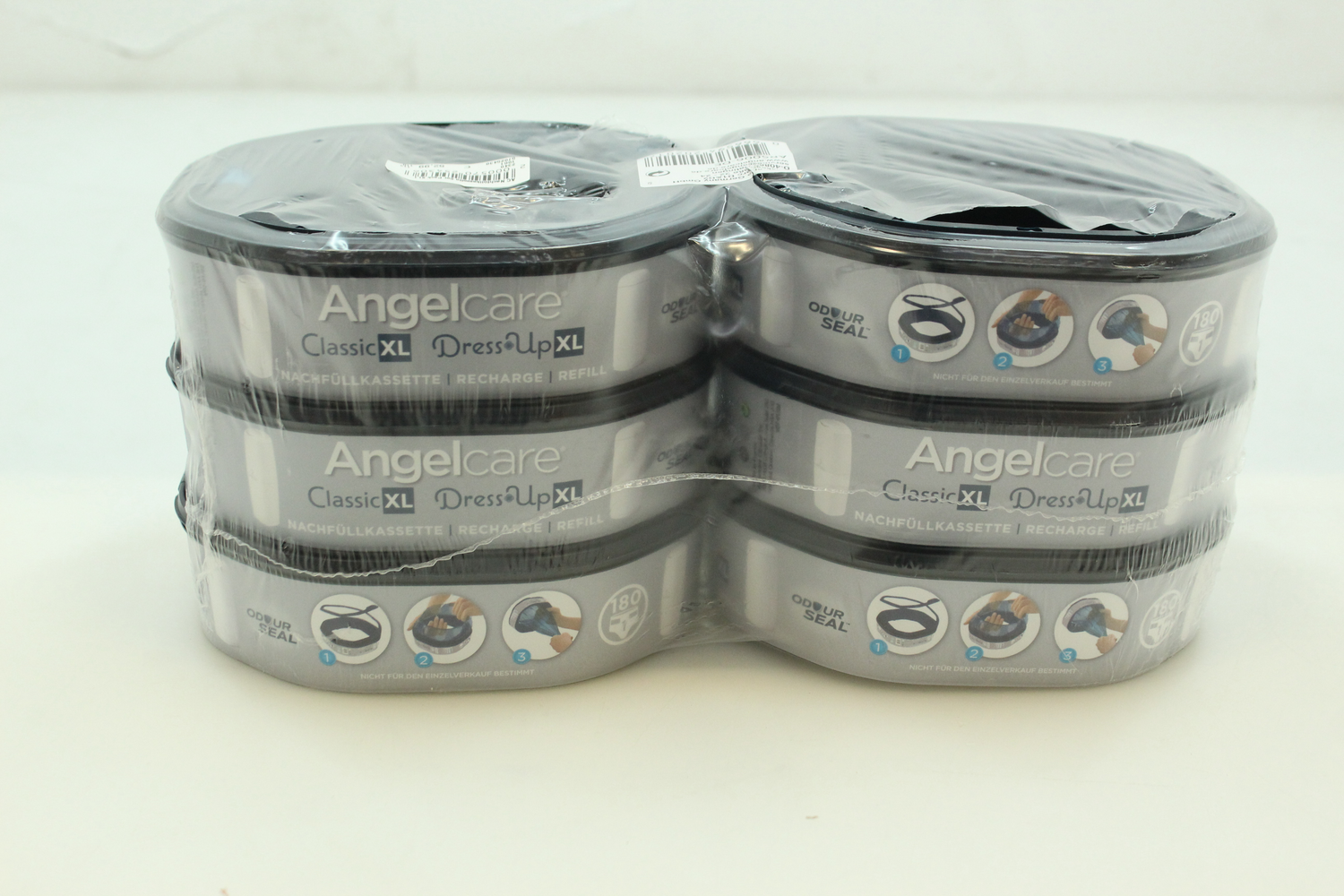 B-Ware Angel Care 6er Pack Nachfüllkassette Für Die Angelcare Windeleimer Dress Up