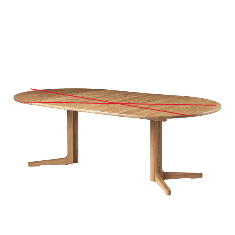 Fdb Møbler Esstisch Tisch C69 E Eiche Natur Geölt 120x220 Cm Siehe Text/Foto B-Ware