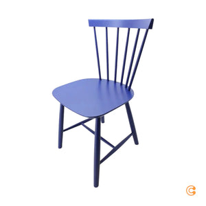 B-Ware Fdb Møbler Stuhl Esszimmerstuhl J46 Buche Dunkelblau Nordic Swan Siehe Text/Foto