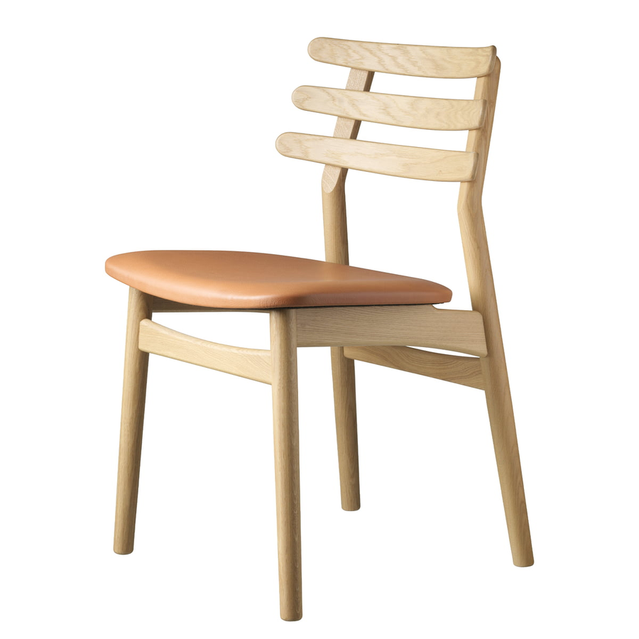 Fdb Møbler J48 Stuhl Eiche Matt Lackiert Holzstuhl Esszimmerstuhl Küchenstuhl B-Ware - 5700381147121