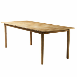 B-Ware Fdb Møbler M2 Gartentisch Tisch Loungetisch Balkontisch Esstisch Teak 219,5x90cm