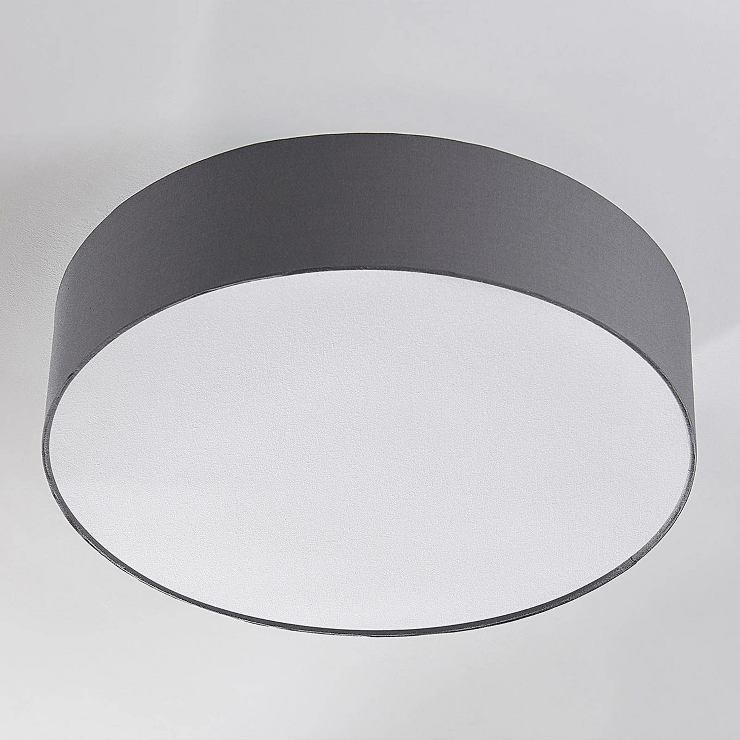 B-Ware Lindby Deckenlampe Sebatin Deckenleuchte Lampe Leuchte Mit E27 Led 50 Cm Grau