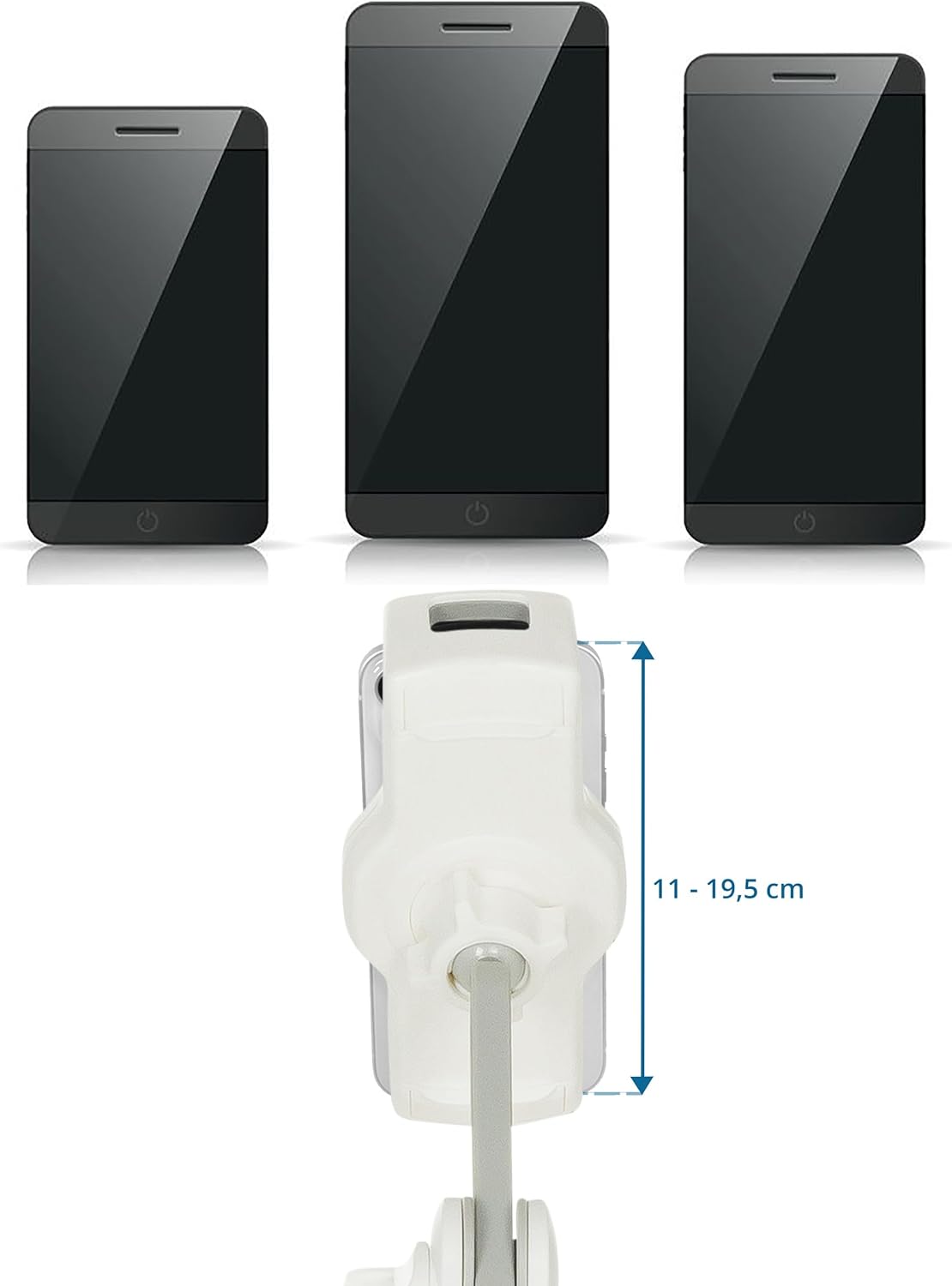 hjh OFFICE Handy Tabletkissen COMFILAP II Stoff beige Halterung Tablet-Zubehör - 4064323036326