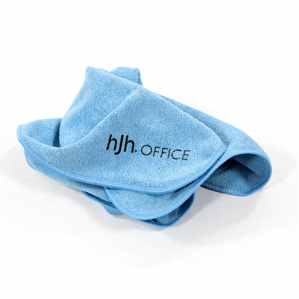 Hjh Office Mikrofasertuch Cs T 40x40cm Blau Mikrofaser Tuch Reinigungstuch