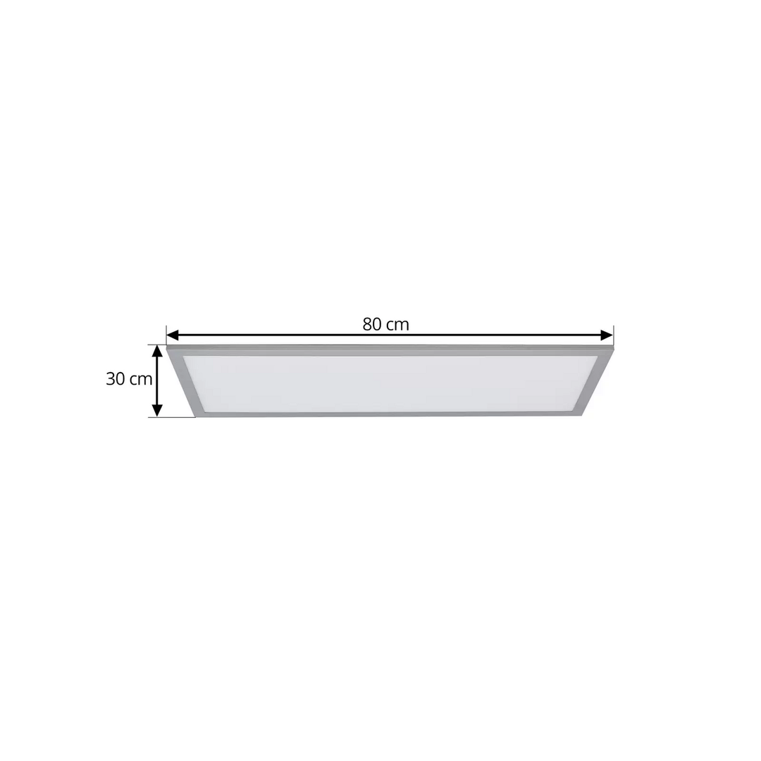 Arcchio Led Panel Lyndra, 80 Cm Silber Alu Dimmbar Cct Deckenlampe Lampe Leuc658 B-Ware - 4251911786842
