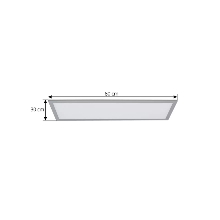 Arcchio Led Panel Lyndra, 80 Cm Silber Alu Dimmbar Cct Deckenlampe Lampe Leuc658 B-Ware - 4251911786842