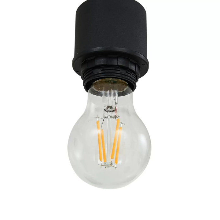 Lindby Hängeleuchte Hildur Hängelampe Deckenlampe Ø 22/16/13,5 cm rauchgrau Glas