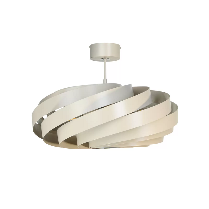 Euluna Deckenleuchte Vento Deckenlampe Deckenlicht Leuchte Lampe beige Ø 60 cm