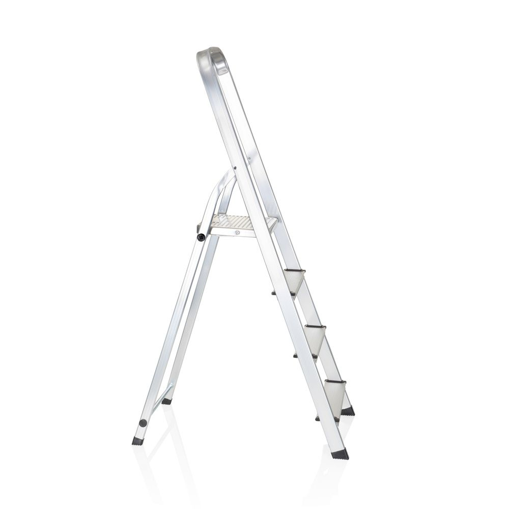 Hjh Office Klappleiter Solid Ii Alum Inium 4 Stufen Leiter Werkstatt Zubehör B-Ware - 4251084671143