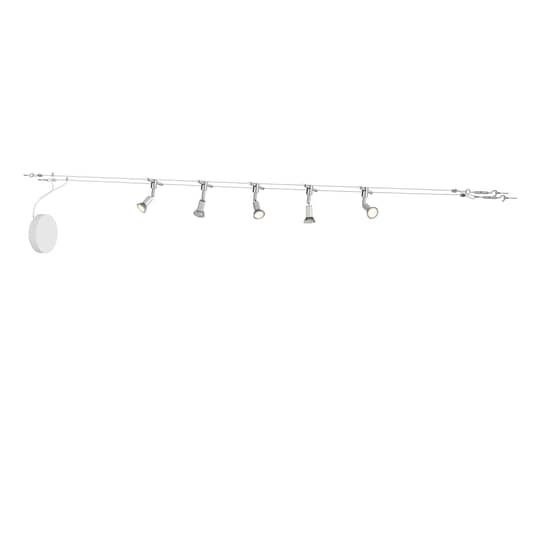 Lindby Seilsystem Rope mit LED-Strahlern Deckenlampe Deko-Wohnzimmerstrahler