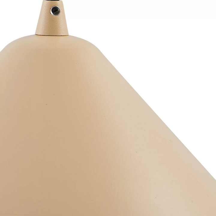 Lindby Hängeleuchte Clarine beige Ø 50 cm Metall Deckenlampe Lampe Leuchte Spot